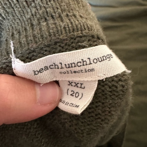 Beachlunchlounge Forest Green Knit Top - Picture 2 of 7